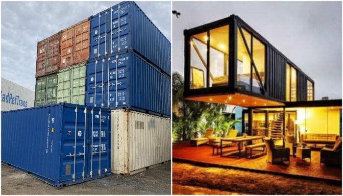 Австралиец собственноручно превратил 4 грузовых контейнера в современный дом