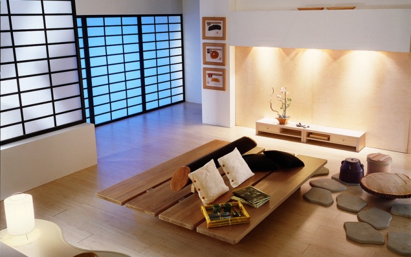 Японский стиль интерьера квартиры