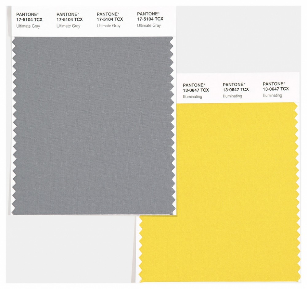 Серый и желтый – главные цвета 2021-го года