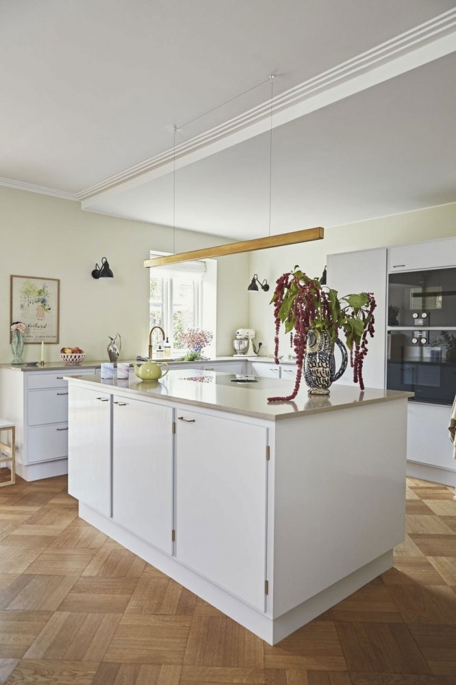 Интерьер дома в пастельных тонах для семьи с тремя детьми в Дании