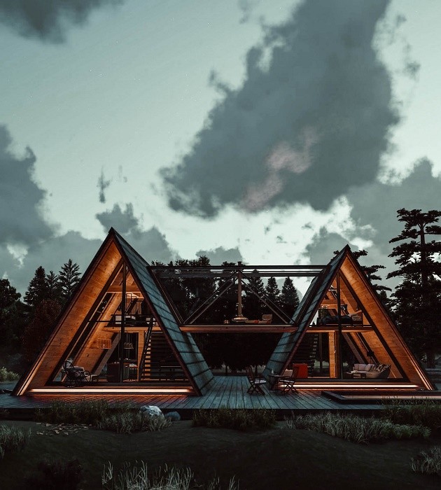 Коттеджный домик в лесу – удобное место для отдыха и полной «перезагрузки»