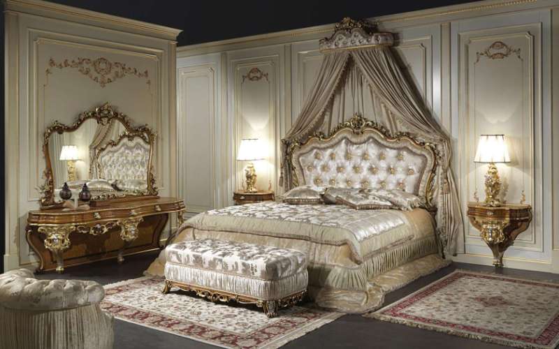 Спальня в стиле барокко: идеи и фото интерьеров