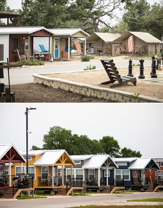 Деревня с крошечными домиками стала спасением для бездомных техасцев