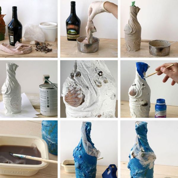 Декорирование вазы своими руками: фото-идеи