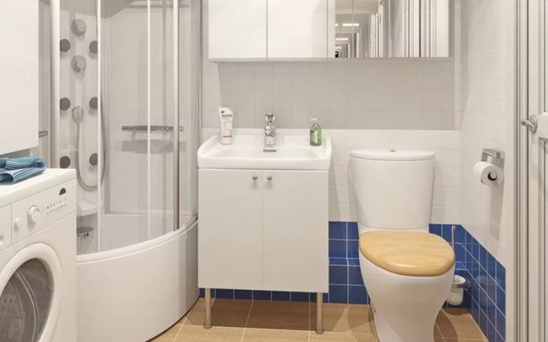 Дизайн ванной комнаты в хрущевке (+30 фото)