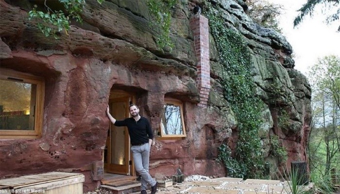 Британец потратил 5 лет, чтобы превратить древнюю пещеру в роскошные апартаменты 
