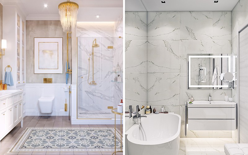 Интерьер ванной 2018 — современный дизайн в новом году (+80 фотоидей)