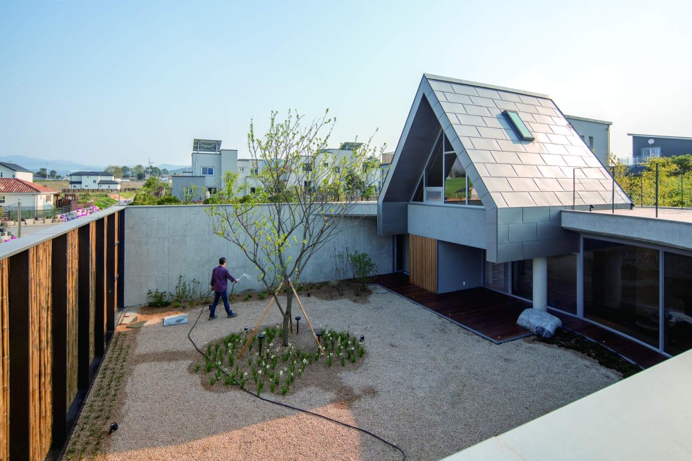 Дом с уникальной пространственной структурой, Южная Корея