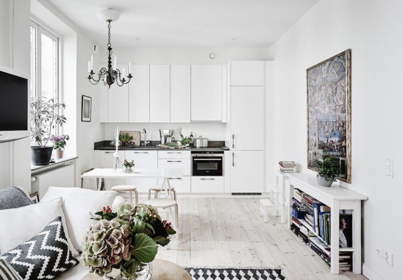 Кухня-гостиная — зонирование и особенности объединения + 60 фото интерьеров