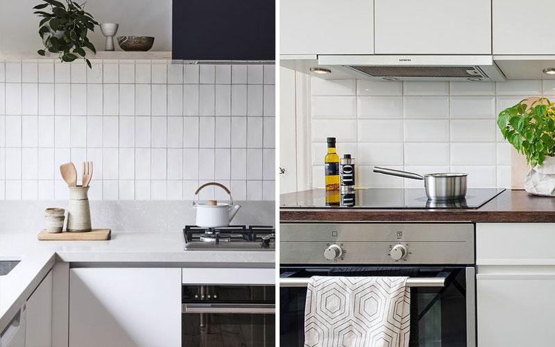 Как красиво выложить плитку на фартуке в кухне: варианты раскладки + 50 фото