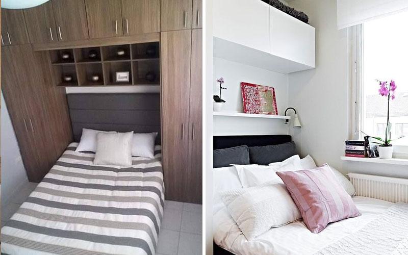 Шкафы над кроватью в спальне: фото интерьеров, идеи, выбор, виды