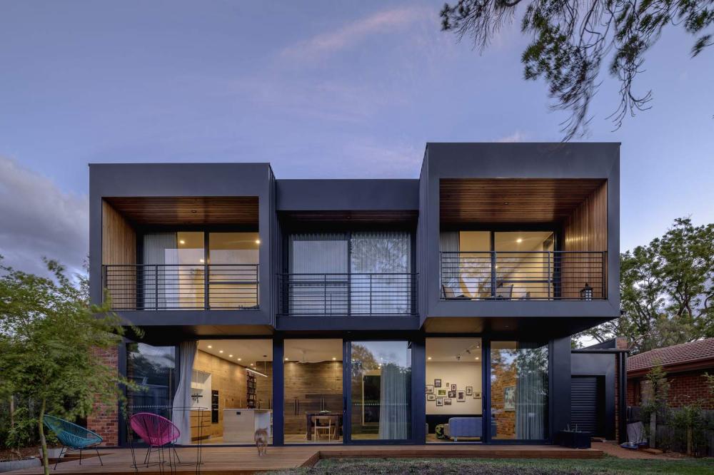 Современный дом с красивым дизайном и легкой игривостью, Австралия