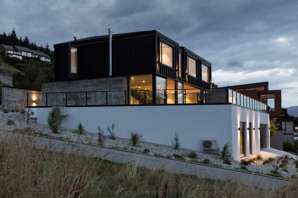 Стильный современный дом для отдыха на Южном острове Новой Зеландии