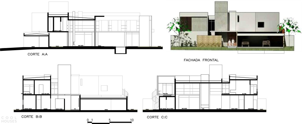 Комфортный семейный дом F.P. House, Бразилия