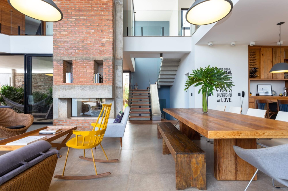 Комфортный семейный дом F.P. House, Бразилия