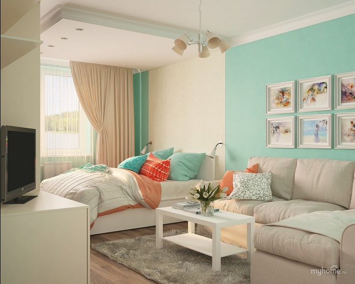 Как оформить гостиную-спальню, чтобы было удобно: 9 стильных приемов 